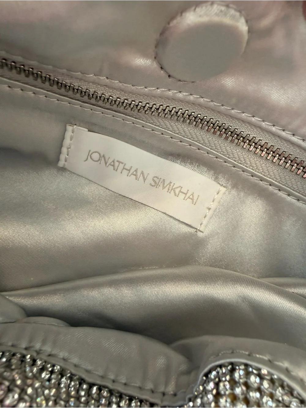 Jonathan Simkhai Clear Ellerie Crystal Mini Bag